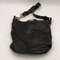 NWT Coach Womens Black Leather Zipper Pocket Bucket Bag Purse W/ Chunky Hardware image number 2