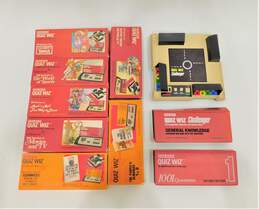 Quiz Wiz Challenger Coleco Vintage Electronic Game w/ 9 Books