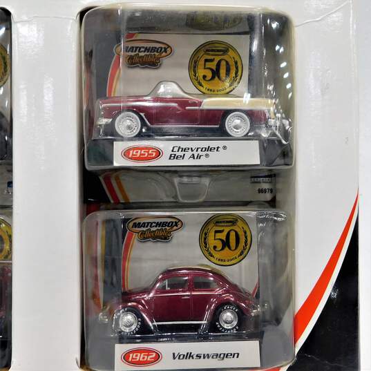 1Matchbox ~ 50th Anniversary Exclusive Collection ~ 6 Car Set 2001 image number 5
