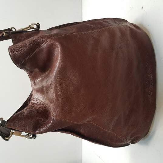 Liz Claiborne Brown Fabric Hobo Bag