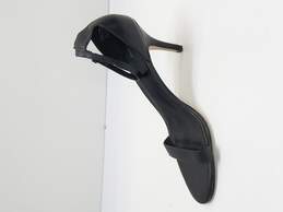 Aldo Women's Black Leather Open Toe Ankle Strap Heels Size 7.5 alternative image
