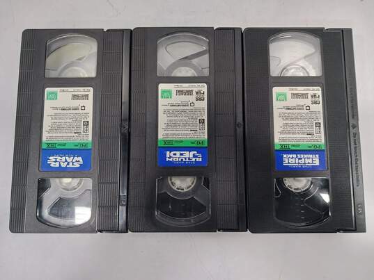 Vintage Star Wars Trilogy VHS Movie Set 1995 image number 3