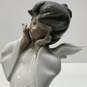 Lladro Porcelain Angle "Mime" 8.5 inch Tall Made in Spain Ceramic Figurine 4959 image number 2