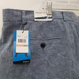 Perry Ellis Bay Blue Slim Fit Pants NWT Size 42/ 30 alternative image