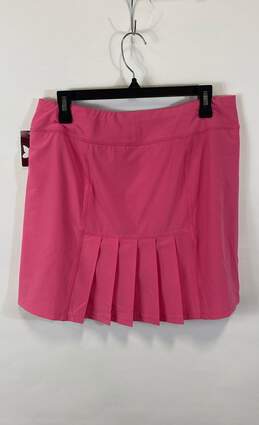 NWT JoFit Womens Pink Pleated Elastic Waist Pull On Tennis Athletic Skort Size M alternative image