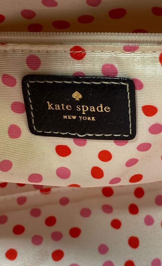 Kate Spade Saffiano Leather Alessa Wellesley Satchel Black image number 6