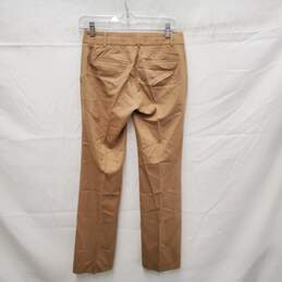 NWT J. Crew WM's 100% Wool Tan Pleated Dress Pants Size 0P alternative image