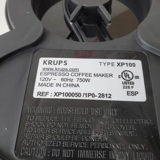 Krups Espresso Coffee Maker Model XP1000 Untested image number 9