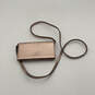 Womens Pink Long Strap Card Holder Inner Pockets Wallet Crossbody Bag image number 1