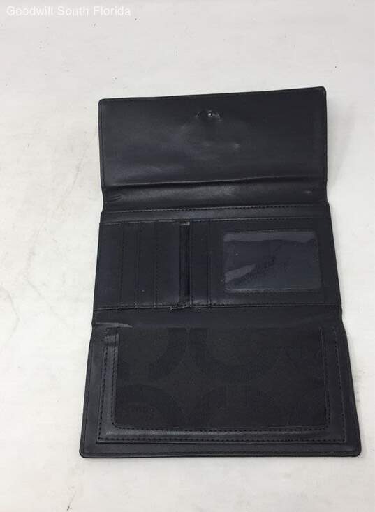 Coach Womens Black Bi-Fold Wallet image number 2