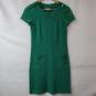 Boden Green Short Sleeve Midi Dress Women's 2R image number 1