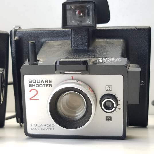 Lot of 4 Assorted Vintage Polaroid Cameras image number 7