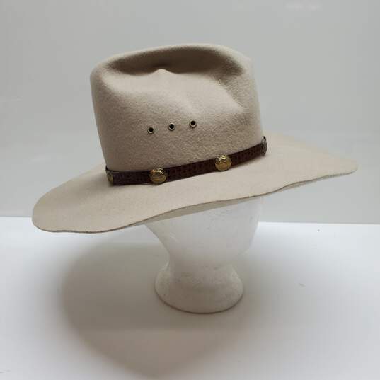 MEN'S EDDY BROS. CHRIS EDDY WESTERN STYLE HAT SIZE 7 3/4 15x14x7in image number 2