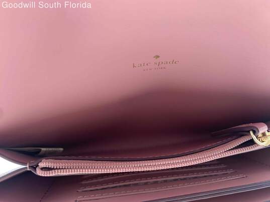 Kate Spade New York Womens Burgundy Wallet image number 6