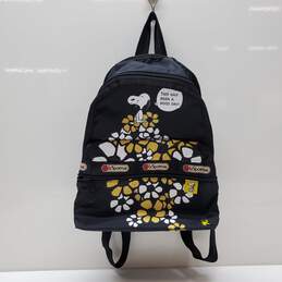 LeSportSac Backpack Snoopy Floral Design