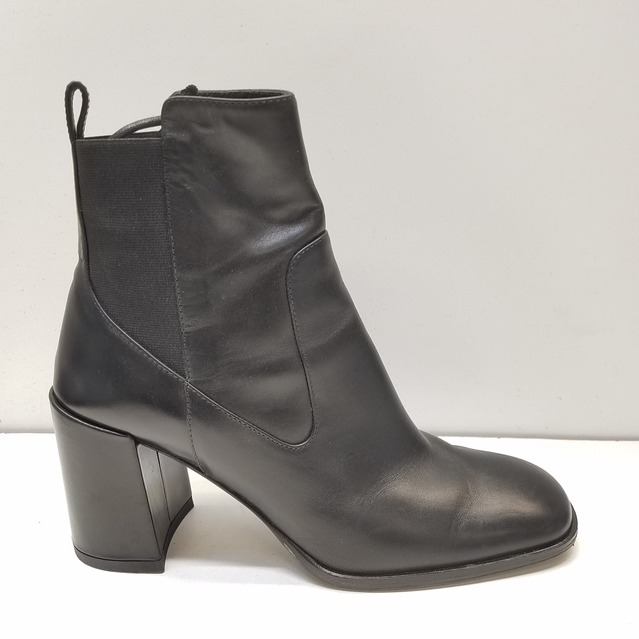 Guess | Shoes | Guess Black Leather High Heel Boots Size 6 | Poshmark