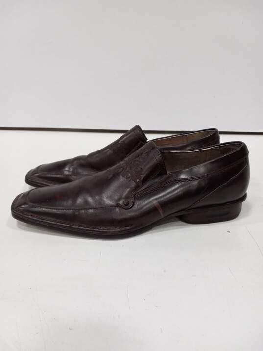Mark Nason Men's Brown Leather Dress Shoes Size 11 image number 3
