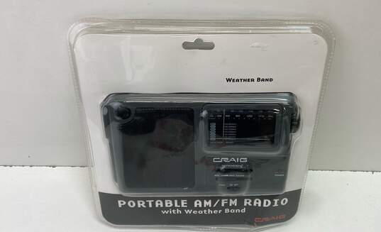 Craig Portable AM/FM Radio with Weather Band Model # CR4181W (NEW) image number 3