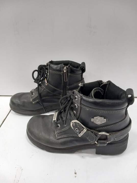 Harley-Davidson Women's Black Boots Size 7 image number 2