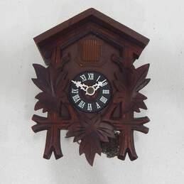 Vintage Small Wood Black Forest Style Cuckoo Clock West Germany alternative image