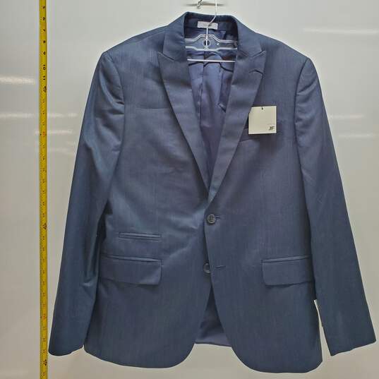 J. Ferrar Slim Fit Blue Suit Size 40 Short image number 1