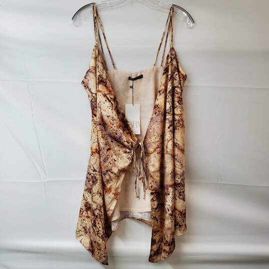 Zara Satin Effect Wrap Silk Camisole Women's Size M image number 1