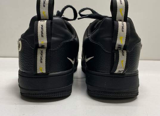 Nike Air Force 1 Low Utility Black Solid Athletic Shoe Men 9.5 image number 4