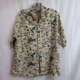 Men's Cabana Silk Hawaiian Shirt Size XL