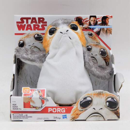 Star Wars Animated Battery Operated Plush Porg The Force Awakens WORKS NEW image number 1