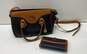 Vintage Dooney & Bourke Leather Top Zip Shoulder Satchel Bag image number 1
