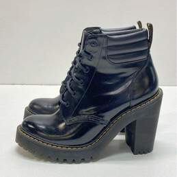 Dr Martens Patent Leather Persephone Heel Combat Black 7 alternative image
