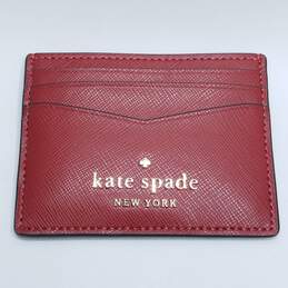 Kate Spade Red Wallet Card Holder - Size One Size