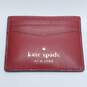 Kate Spade Red Wallet Card Holder - Size One Size image number 1