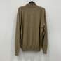 Oscar De La Renta Mens Beige Tan Quarter Zip Pullover Sweater Size XXL w/ COA image number 2