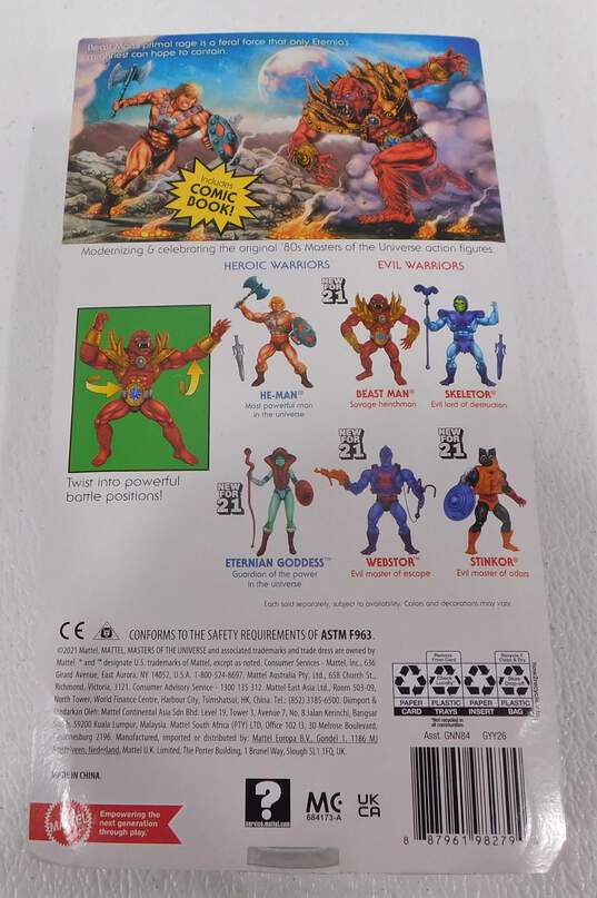 MOC CG Masters of the Universe Retro BEAST MAN LOP Figure MOTU Mattel ORIGINS image number 2
