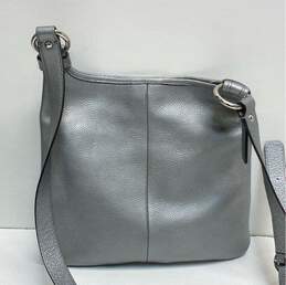COACH 16533 Gray Silver Leather File Crossbody Bag alternative image