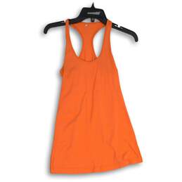 Lululemon Womens Orange Scoop Neck Cool Racerback Pullover Tank Top Size 6