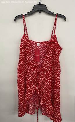 ROMWE Red Blouse NWT- Size L