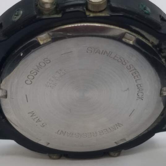 Vintage Men's Cosmos 80s Alarm Quartz Stainless Steel Watch image number 8