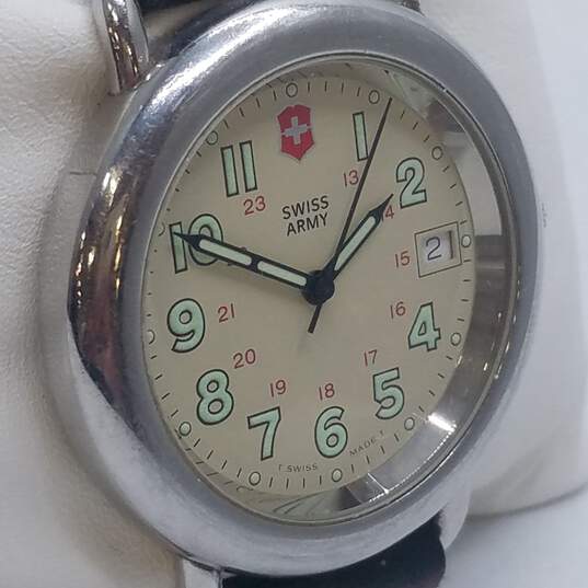 Swiss Army Vintage 90's 100M WR Unisex Stainless Steel Watch 49.0g image number 4