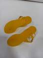 COACH NATALEE JELLY SANDALS YELLOW Womens Sz 6B image number 5