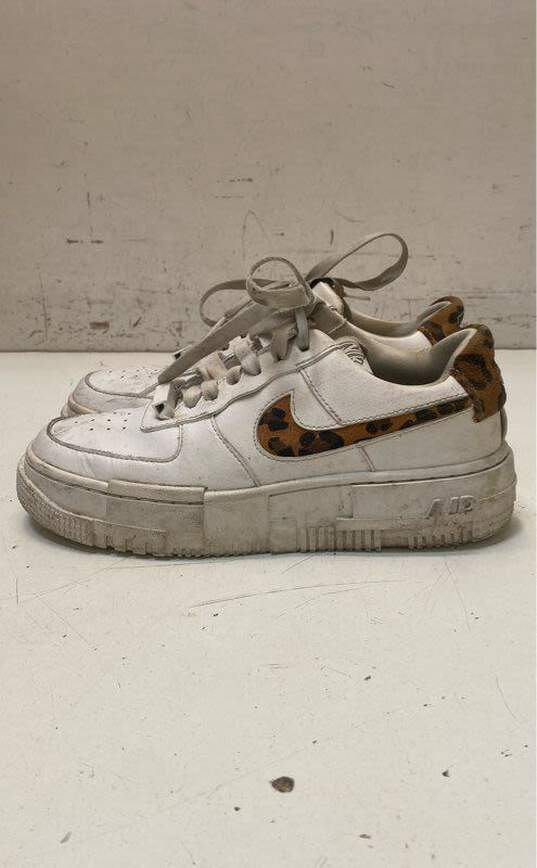 Nike Air Force 1 Pixel Leopard Print Sneakers White 5 image number 2