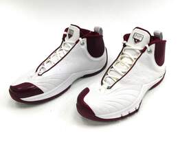 Jordan Jumpman Jeter 643 White Red Men's Shoes Size 11