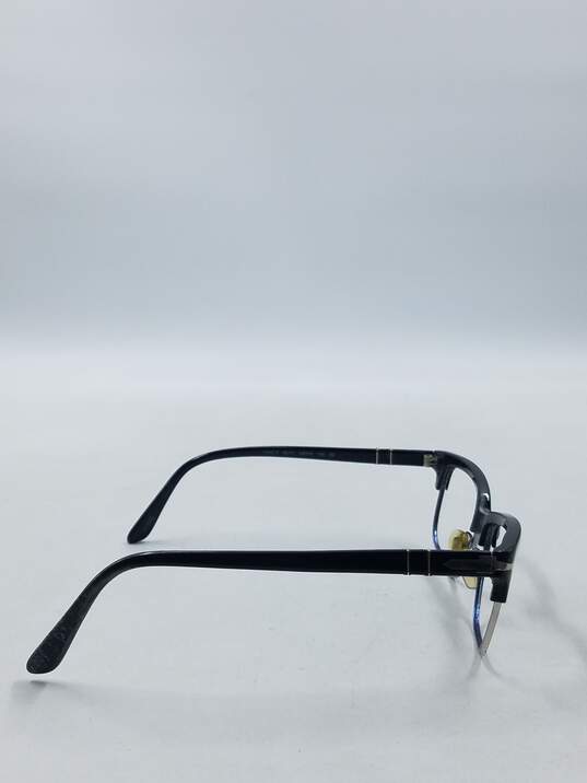 Persol Black Browline Eyeglasses image number 5
