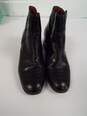 Pinkolinos Women's Block Heel Black Croc Emboss Boots Size 41 image number 1