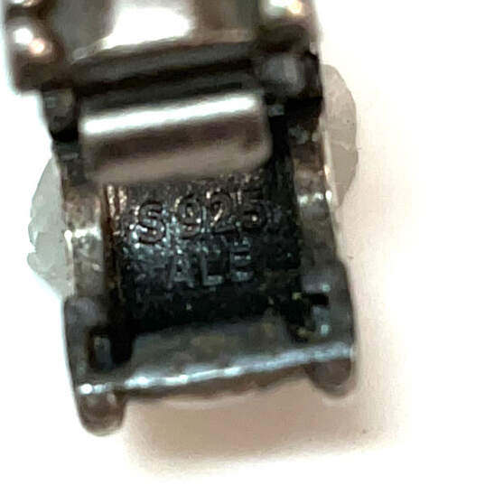 Designer Pandora S925 ALE Sterling Silver Beveled Edge Beaded Clip Charm image number 5