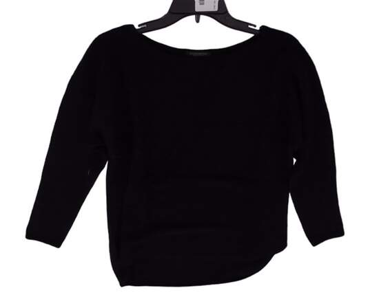 Long Sleeve Crew Neck Sweater Black