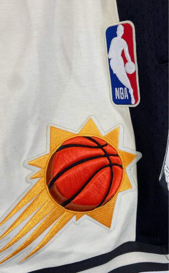 NWT Pro Standard Mens Ivory Black Phoenix Suns Basketball-NBA Shorts Size L image number 4