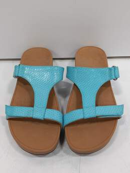 Vionic Women's Blue & Beige Sandals Size 11