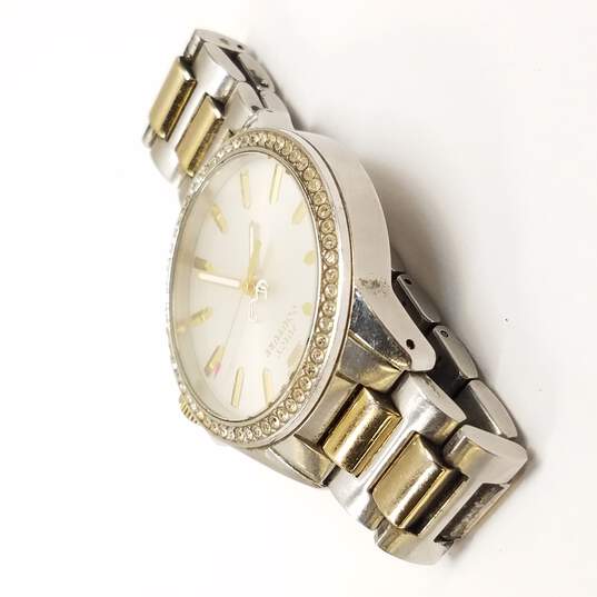 Juicy Couture Gold & Silver Tone W/ Crystals Quartz Watch image number 4
